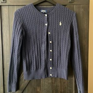 Girls Ralph Lauren button down cardigan